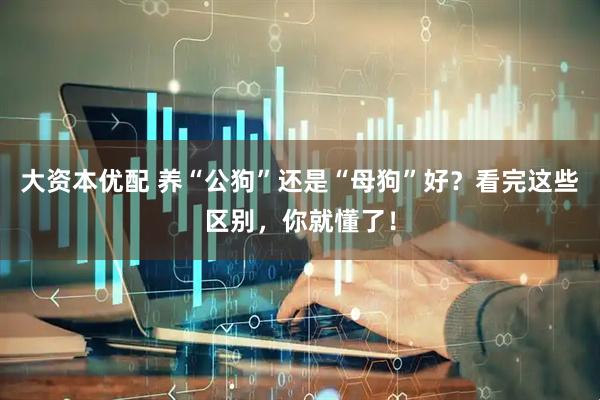 大资本优配 养“公狗”还是“母狗”好？看完这些区别，你就懂了！